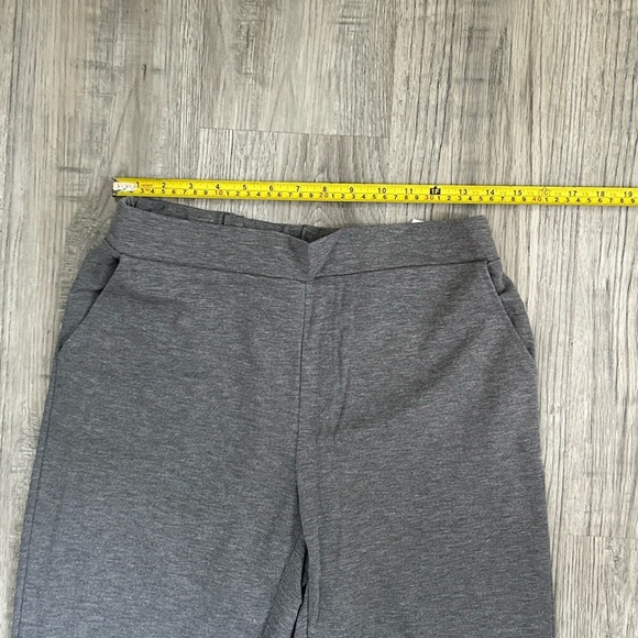Banana Republic Heather Gray Ankle Length Trousers Sz 10 - Picture 2 of 9